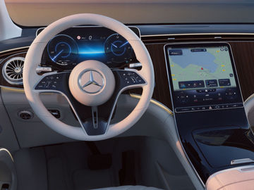 Mercedes EQS SUV Infotainment 